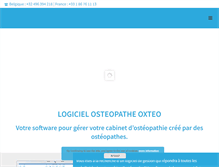 Tablet Screenshot of oxteo.com